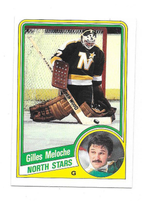 1984-85 OPC #104 Gilles Meloche Minnesota North Stars MV
