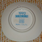 ARABIA Heikki Orvola - 1992 Cumulus - seinälautanen - pikkukuva 2