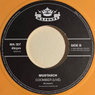 7” SINGLE Mustasch - Down In Black ORANGE VINYL - pikkukuva 2
