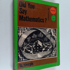 Ya. Khurgin : Did you say Mathematics? - pikkukuva 1