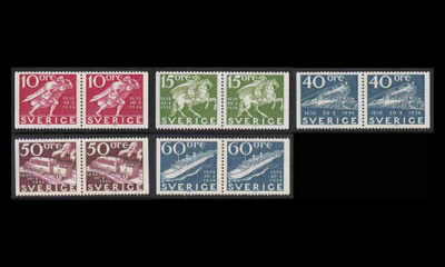 Ruotsi 765-9DD ** Postimerkkinäyttely Stockholmia (1972)