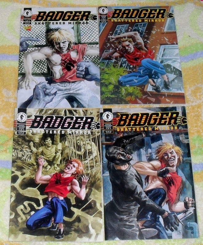 Badger - Shattered Mirror #1-4, koko sarja