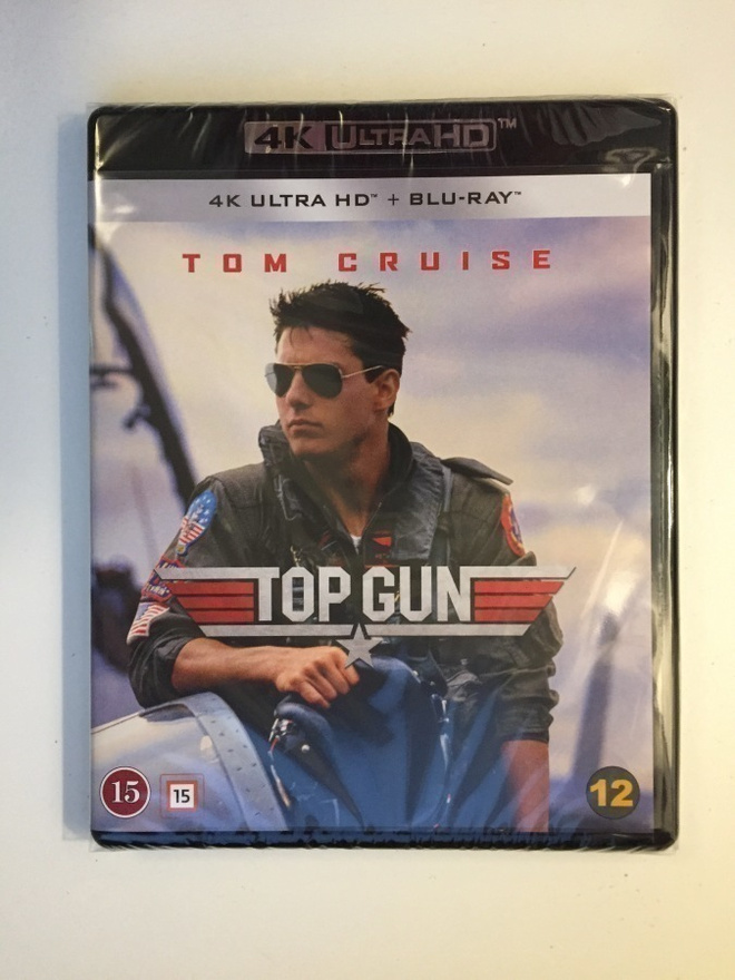 Top Gun (4K Ultra HD + Blu-ray) Tom Cruise (1986) UUSI