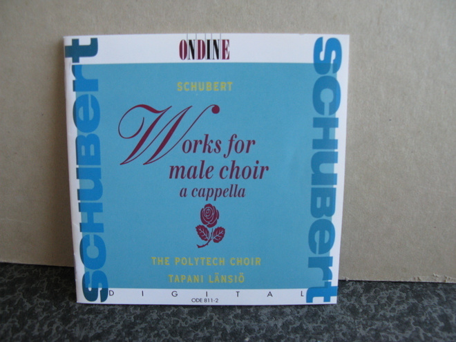 Schubert:Works for male choir-Länsiö cd
