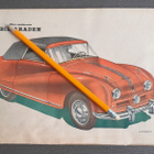 Austin Auto Keräilykuva 25 x 17,5 cm n.1949 - pikkukuva 1