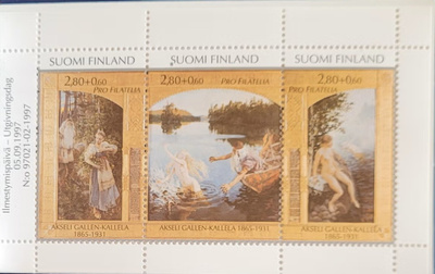 Pro Filatelia Akseli Gallen-Kallela: Aino -taru -vihko 1997