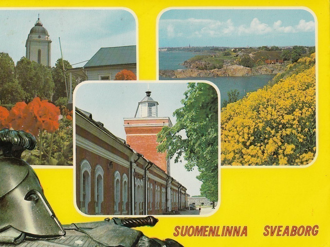 Helsinki Suomenlinna sommitelmakortti väri  p213