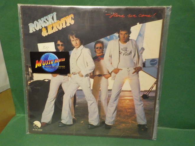 RONSKI AND EXOTIC - HERE WE COME EX/EX- LP