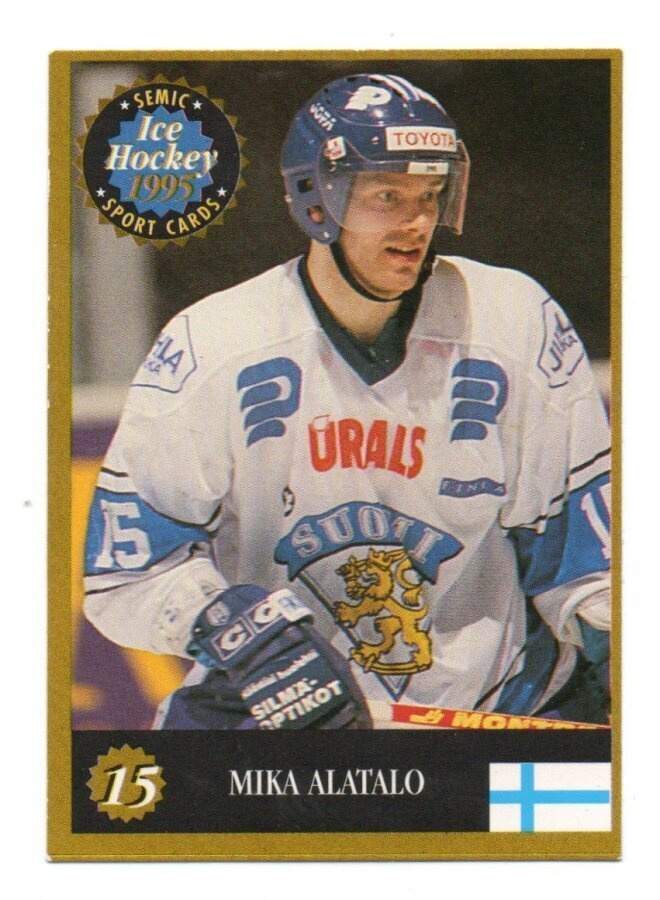 Jääkiekko n:o 15 1995 MIKA ALATALO SUOMI