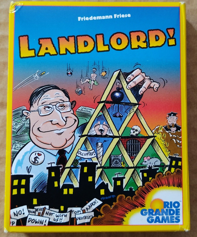 Friedemann Friese: LANDLORD! – kiinteistökorttipeli 1998 ENG
