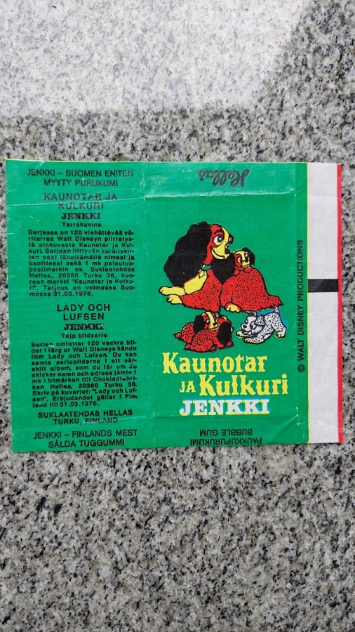 Kaunotar ja Kulkuri - vihreä
