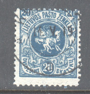 Liettua 1919 20 sk vesileima 1