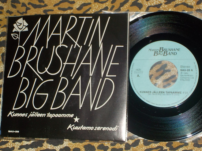 7" MARTIN BRUSHANE BIG BAND - Kuutamoserenadi - single 1984