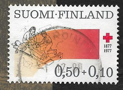 Punainen risti 1977 0,50+0,10mk (LAPE 798) O