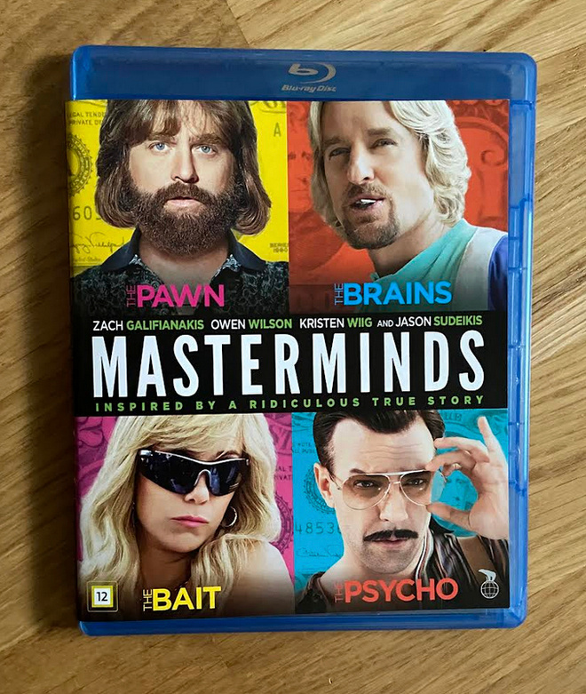 Masterminds blu-ray