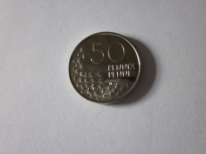50 penniä, UNC, v. 1997