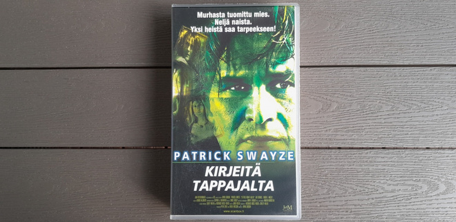 VHS: Kirjeitä Tappajalta (Patrick Swayze 1998)