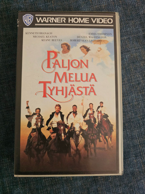 PALJON MELUA TYHJÄSTÄ ( 1993 ) VHS WARNER HOME VIDEO.