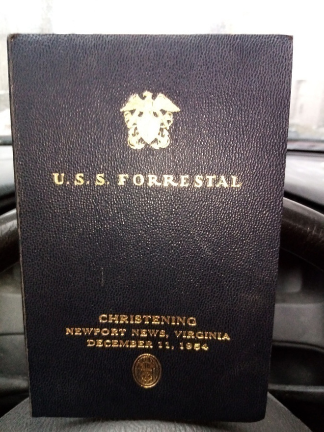 U. S. S. FORRESTAL CHRISTENING 1954 ( SIS POSTIKULU  )