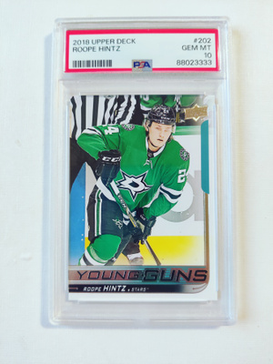 Roope Hintz - 18-19 UD Young Guns PSA 10