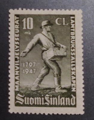 1947 Maanviljelysseurat 10 mk **