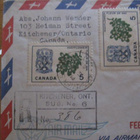Canada R-kuori kukka merkein Saksaan 1965 - pikkukuva 2