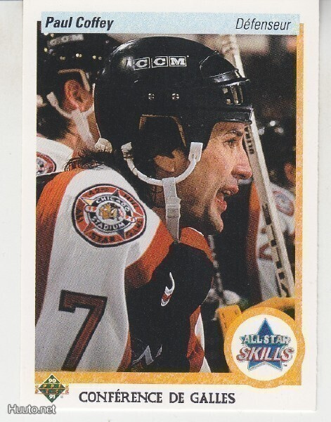 90-91 UD 498 Paul Coffey ranskankielinen versio