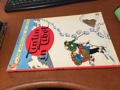 HERGE THE ADVENTURES OF TINTIN TINTIN IN TIBET HYVÄ