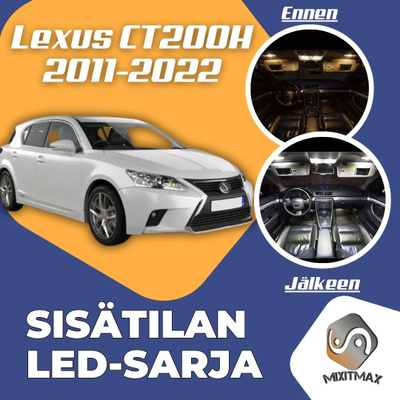 Lexus CT 200h Sisätilan LED-sarja 10-osainen