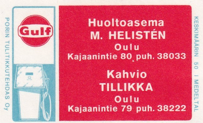 Oulu, M. Hellsten GULF   7/11