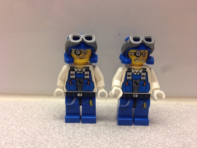 [ LEGO Minifig ] Power Miners - Brains Goggles (pm013)