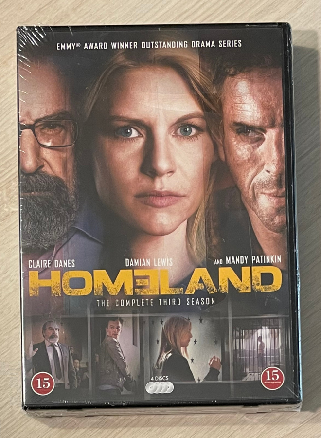 Isänmaan puolesta: Kausi 3 (4DVD) Claire Danes (UUSI)