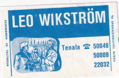 Tenala. Leo Wikström   1/16
