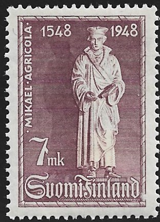 1948 Mikael Agricola 7 mk ** LaPe 356