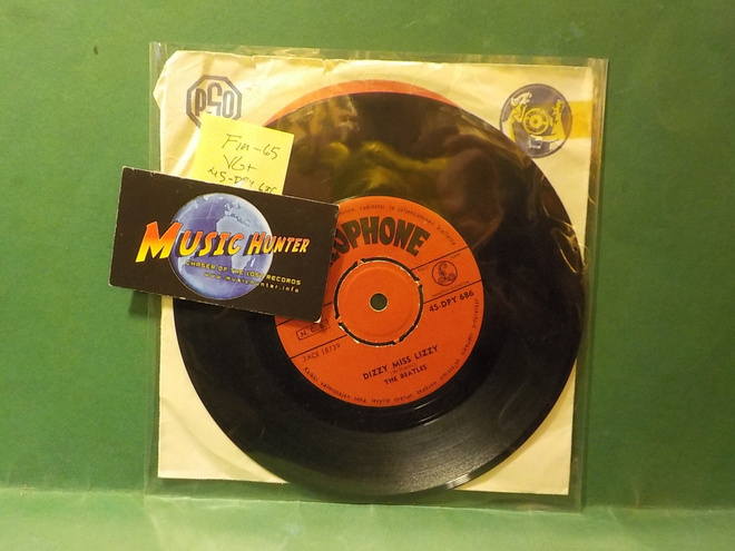 THE BEATLES - DIZZY MISS LIZZY VG+ FIN -65 7" SINGLE