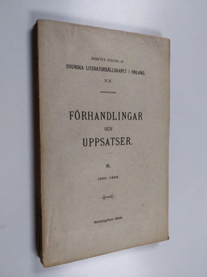 Förhandlingar och uppsatser 6 : 1890-1892