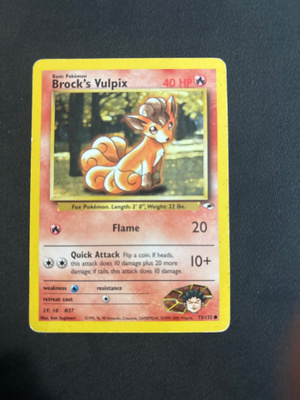 Brock’s Vulpix 73/132 Gym Heroes