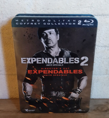 EXPENDABLES 1 & 2  BD STEELBOOK BOX