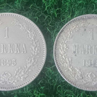 1 MARKKA 1893,1915 hopea - pikkukuva 1