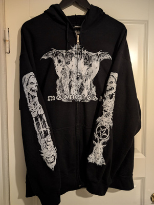 Moonblood vetoketjullinen huppari