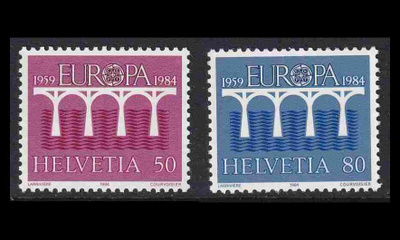 Sveitsi 1270-1 ** Europa (1984)