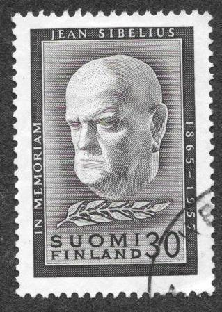 Sibelius surumerkki 1957 (LAPE 487) O