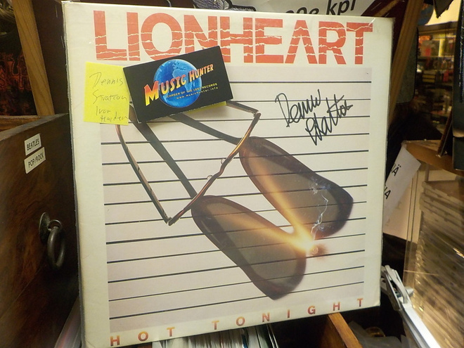 LIONHEART - HOT TONIGHT EX/EX + STRATTONIN NIMMARI LP