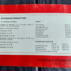 TOYOTA CAMRY 1986 instruktionsbok ruotsinkielinen ohjekirja - pikkukuva 5