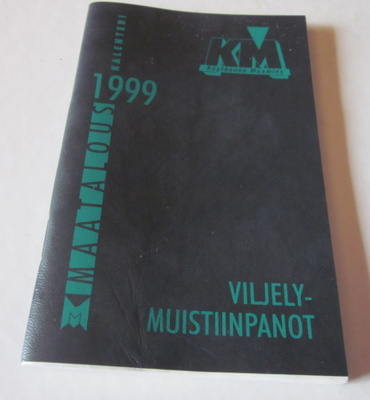 Maatalouskalenteri v.1999