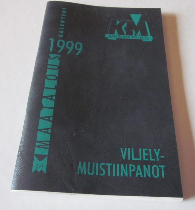 Maatalouskalenteri v.1999