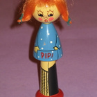 SALVO: PIPI ( PEPPI PITKÄTOSSU) -PUUNUKKE - pikkukuva 1