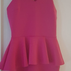 River Island taffy pink Peplum Mekko / Juhlamekko - koko 36 - pikkukuva 5