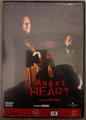 Angel heart -Noiduttu sydän DVD (Mickey Rourke, De Niro)