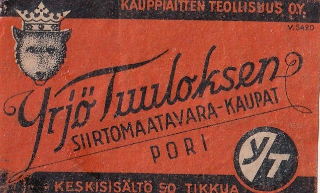 Pori, Yrjö Tuuloksen kaupat  b513
